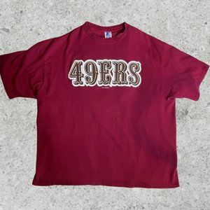 Vintage 49ers Football Steve Young 1996 Red Shirt Size 2Xl
